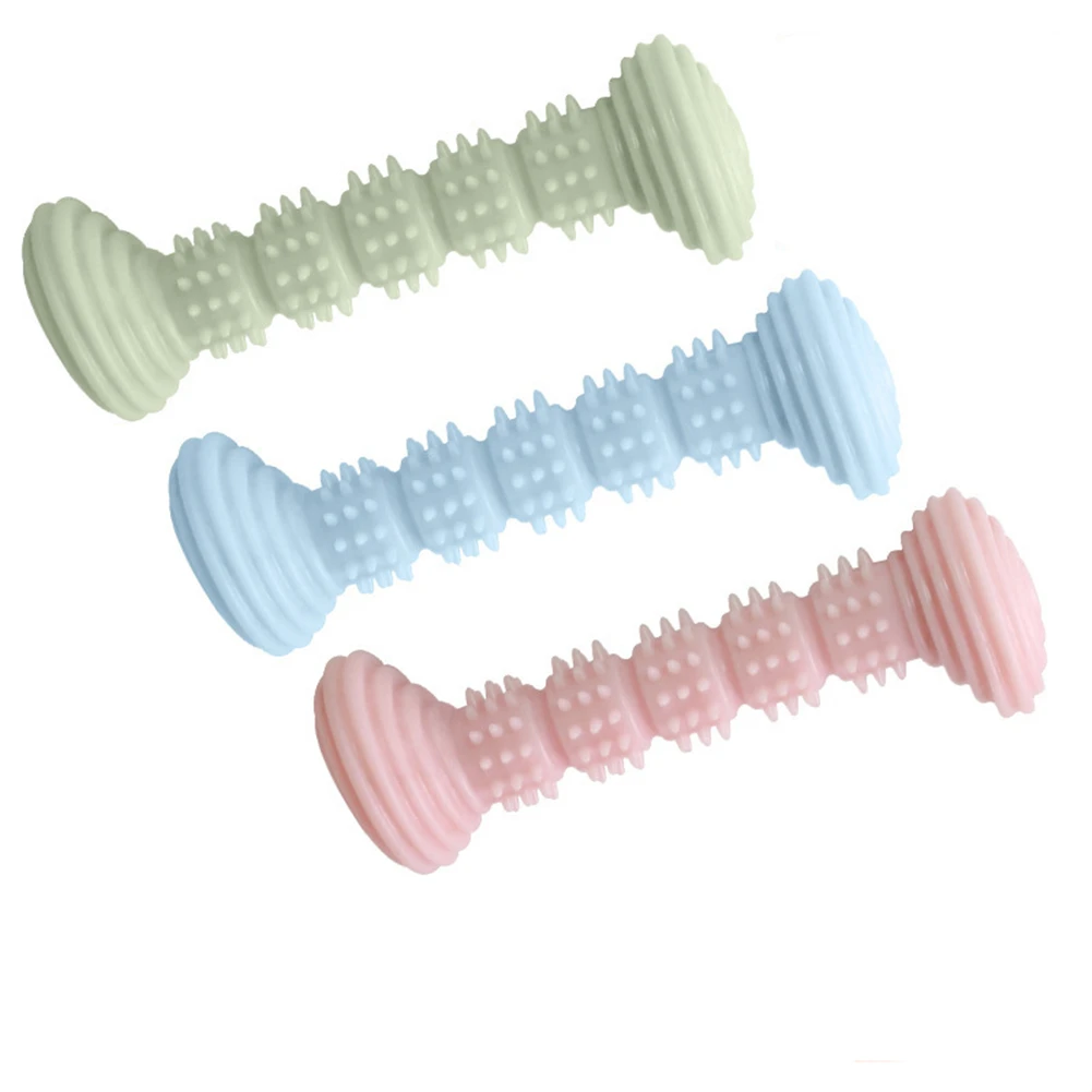 

Interactive Dog Training Molar Teeth Cleaning Rod Toys Rubber Pets Puppy Toothbrush Brush Biting Stick Bell Funny Toys For Cat