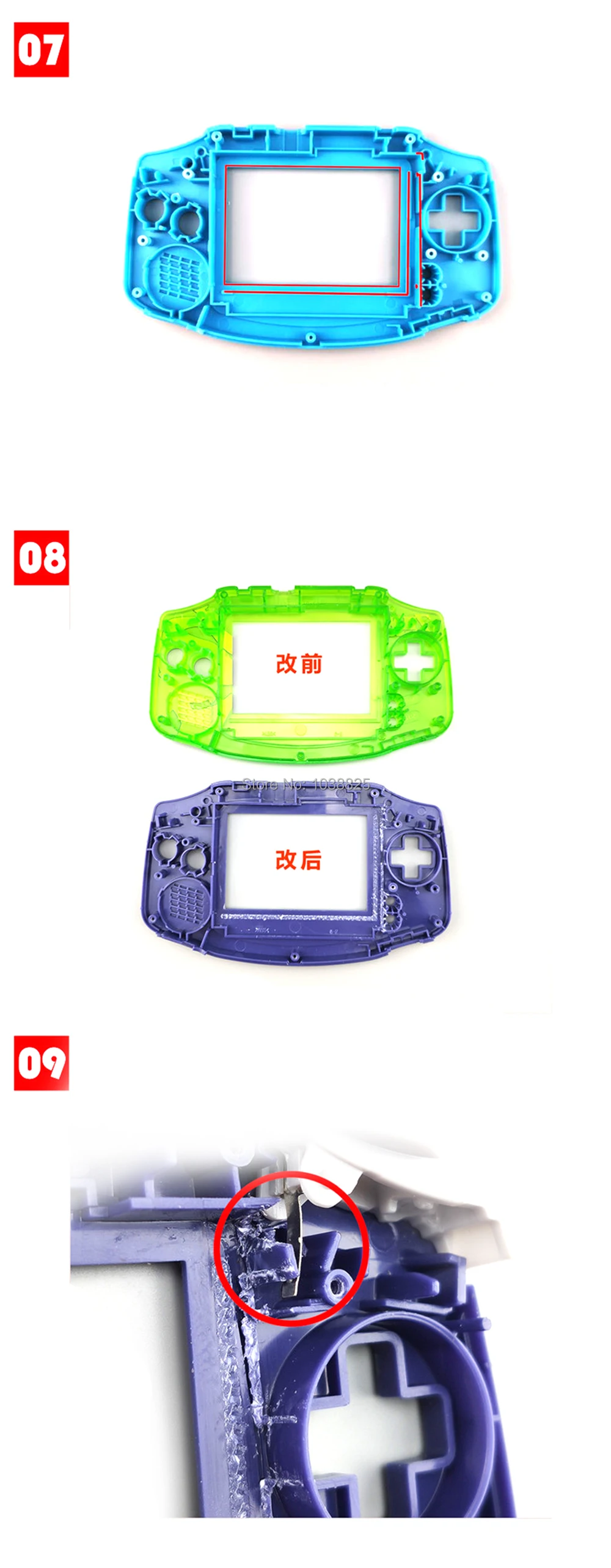 ЖК-экран V2 сменные комплекты для kingd GBA Подсветка ЖК-экран 10 уровней высокая яркость ips ЖК-экран V2 игровая приставка GBA