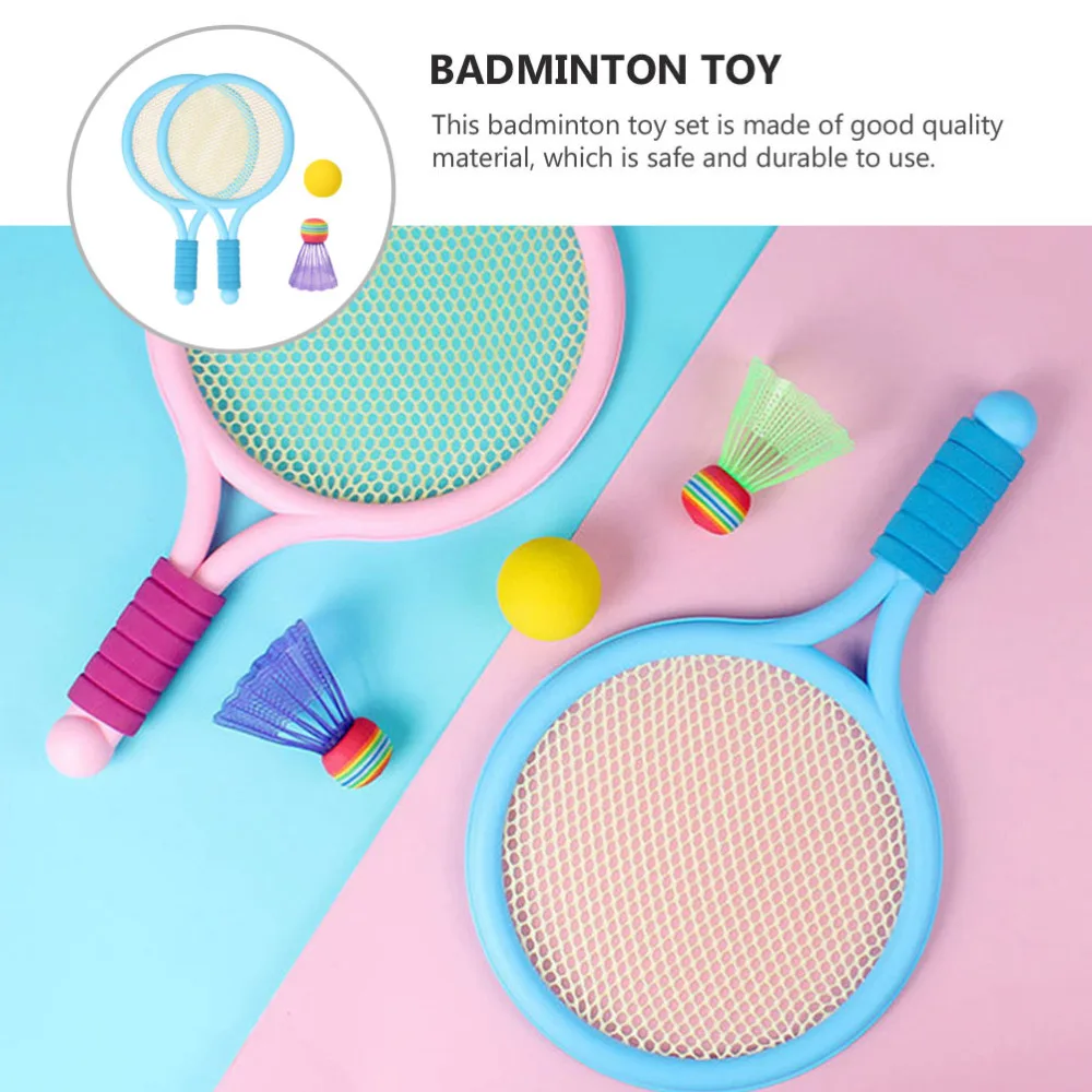 

1 Set Portable Kids Badminton Racket Badminton Sport Training Leisure Toys