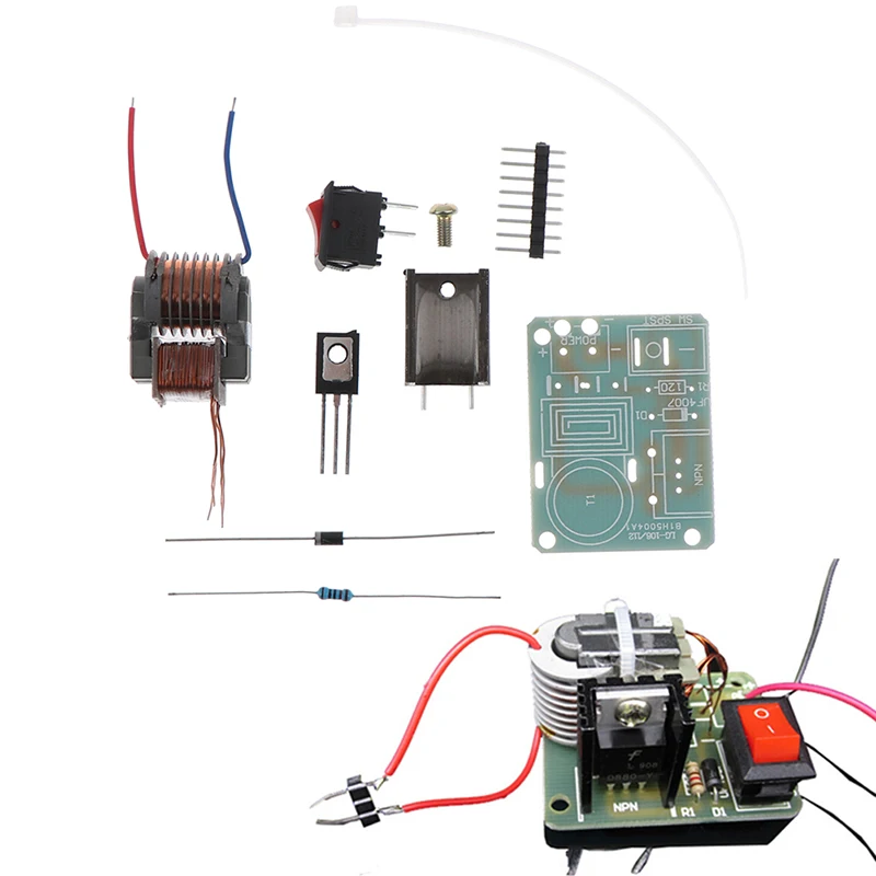 

1Set 15KV Transformer DC High Voltage Arc Ignition Generator Inverter Boost Diy Kit Electronic PCB Board Module