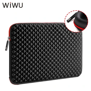 wiwu 17 17 3 inch laptop sleeve waterproof shockproof black notebook case bag for macbook pro xiaomi huawei etc free global shipping