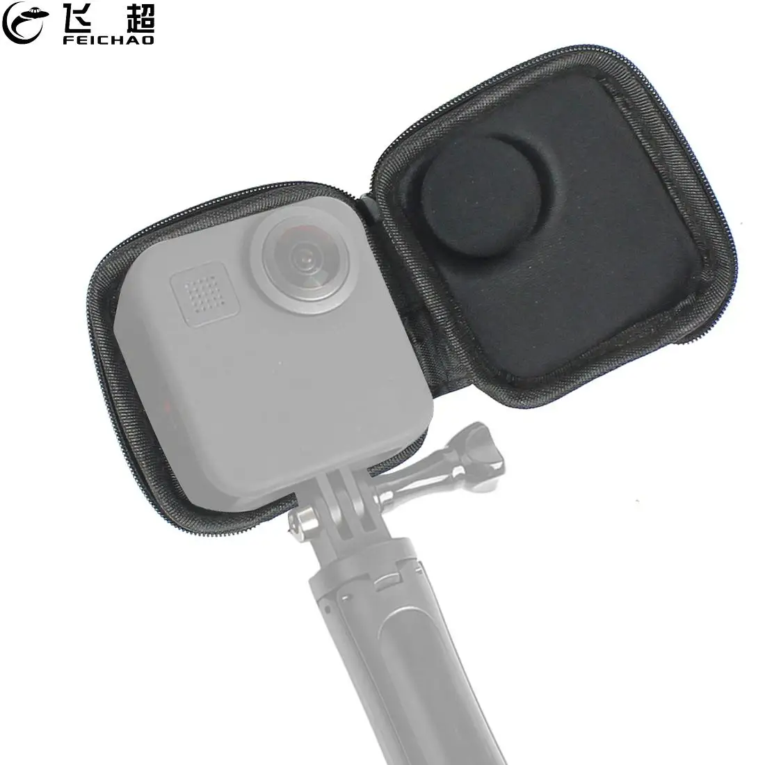 Чехол для мини камеры FEICHAO GOPRO max сумка переноски Insta360 One R или 4K Полуоткрытая
