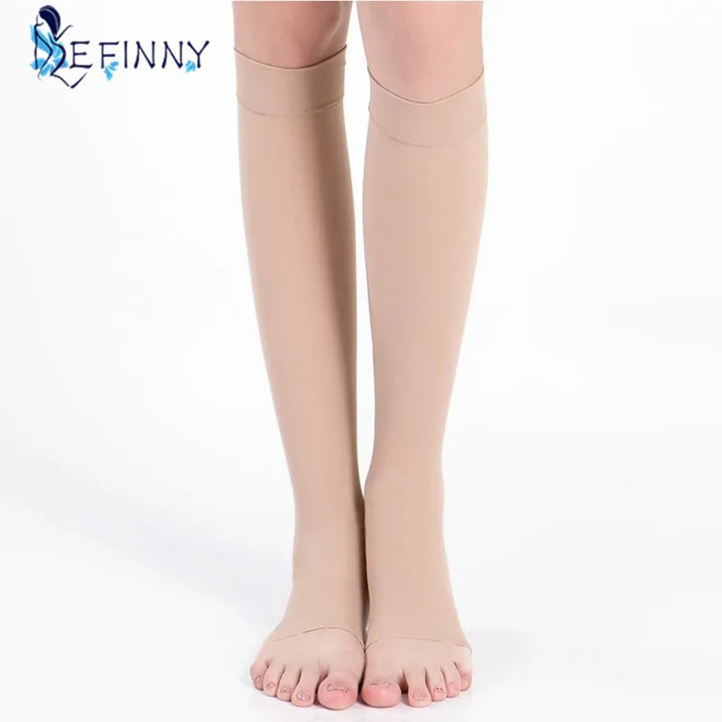 Компрессионные чулки с открытым носком для мужчин и женщин унисекс стильные |