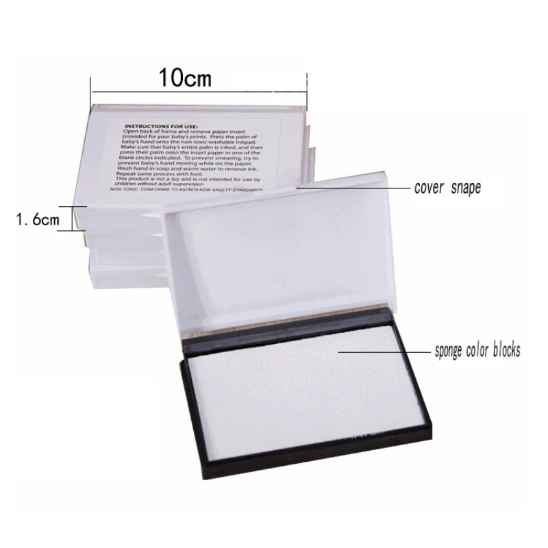 Новый Нетоксичный детский набор отпечатков пальцев сувенир штамп коврик штампы