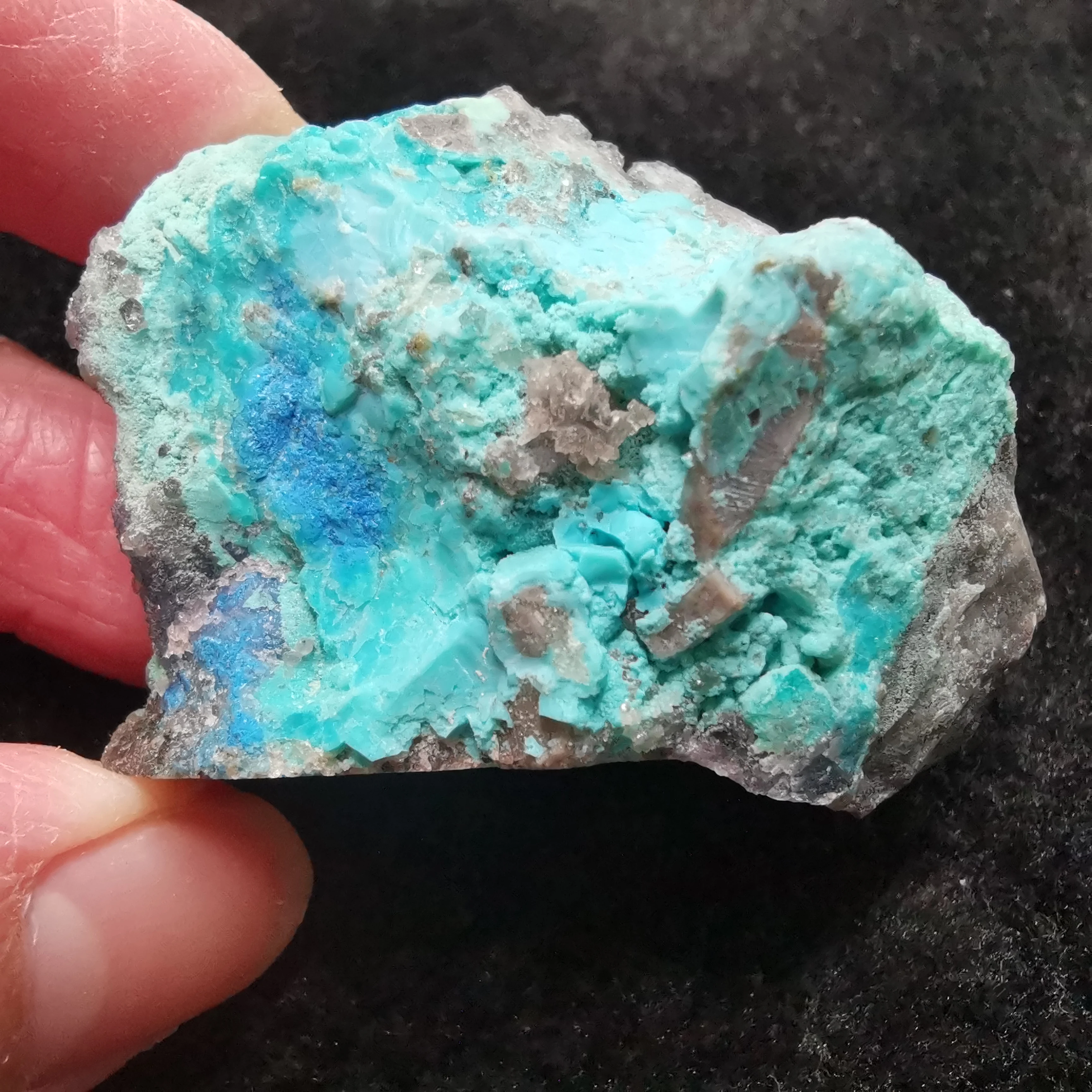 

59.3gTeaching standard of quartz and gem for home decoration of natural fluffy copper and chalcopyrite symbiotic mineral specime