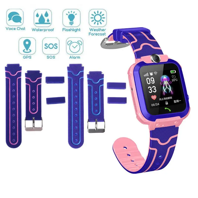 Универсальный удобный ремешок для наручных часов браслет Q12 Детские Смарт часы