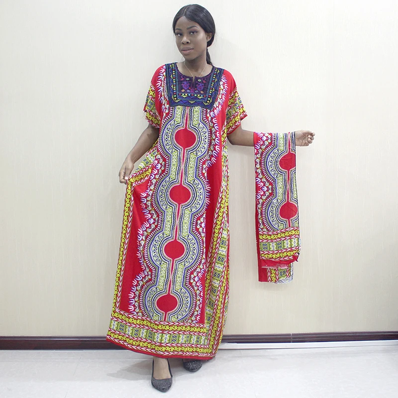Африканские Дашики с традиционным рисунком печатные аппликации повседневные