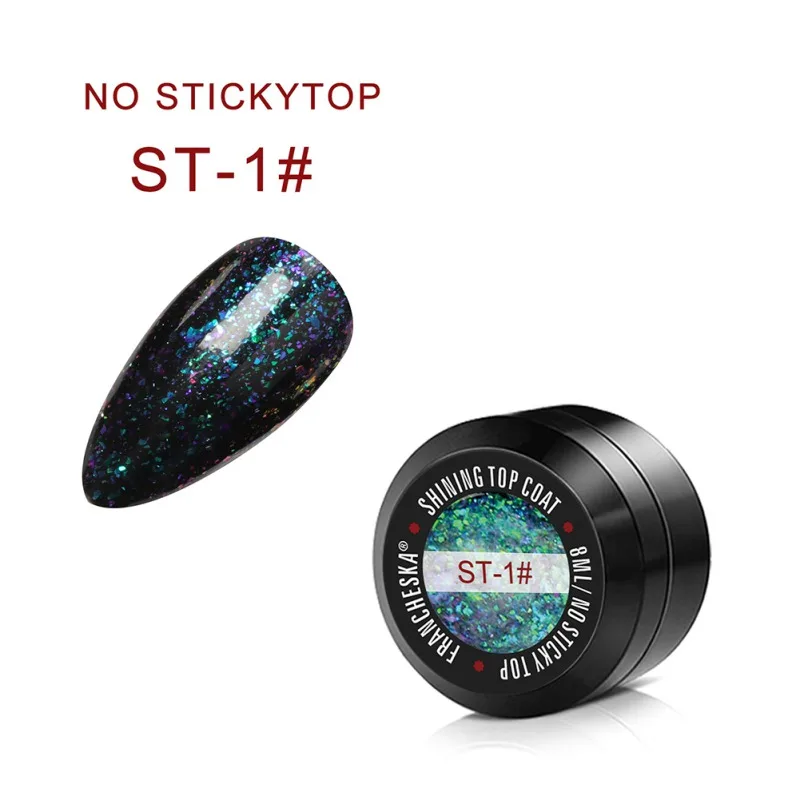 Быстросохнущий долговечный Блестящий Гель-лак для ногтей Q1 без карандашей |