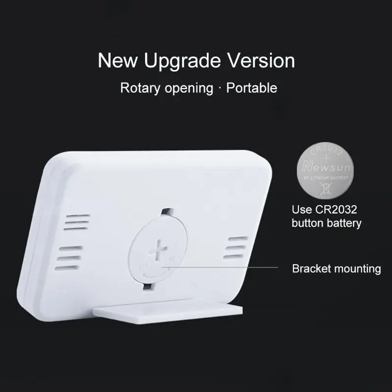 Цифровой большой экран термометр гигрометр электронный влажность температура