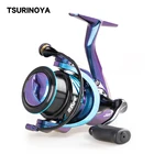 TSURINOYA ястреб мелководье Катушка спиннинговая рыболовная Катушка 2000S 2500S 3000S 5,2: 1 7кг тянущаяся длинная литьевая спиннинговая катушка для Щука бас