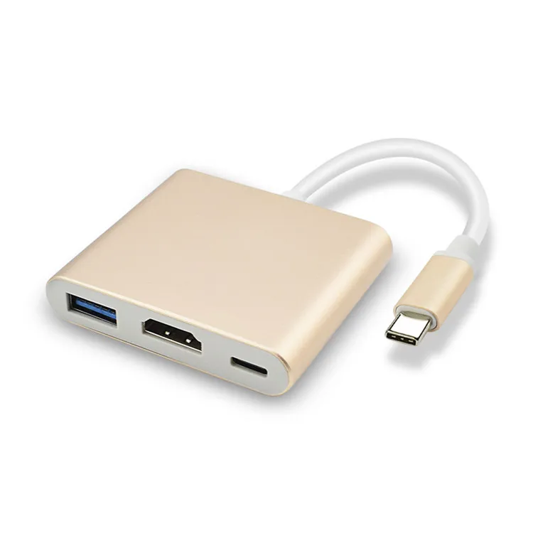 Адаптер для передачи данных Frog HDMI type-C для концентратора USB-C-HDMI Mini Dock станция HD для MacBook Xiaomi ноутбук телефон