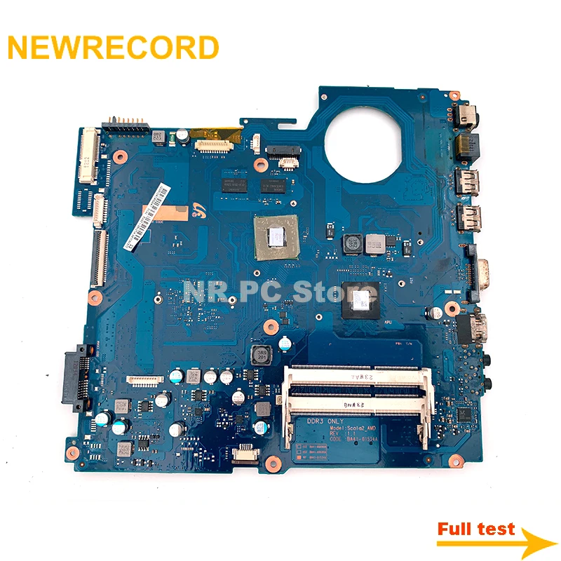 NEWRECORD For Samsung RV415 Laptop Motherboard BA92-09425A BA92-09425B BA41-01534A With HD 6470M 1GB GPU E450 CPU Full Test