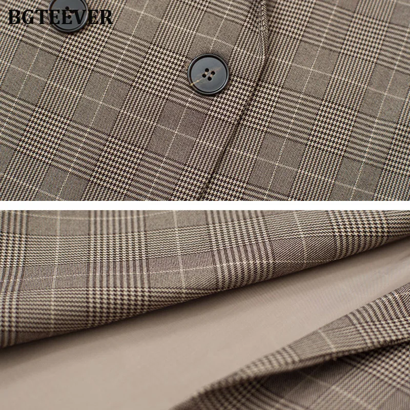 

Office Ladies Striped Women Blazers Female Double-breasted Suit Jacket Casual Blazer Jacket Female Loose Coat Streetwear 2019