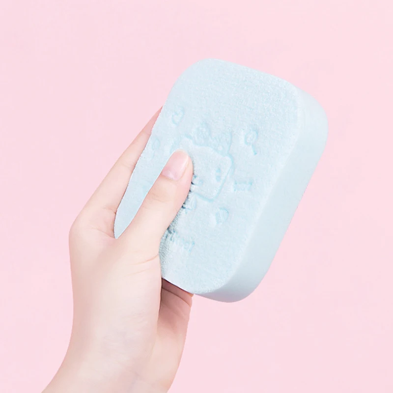 1 шт. 2 цвета натуральная водоросли очищающая смывающая губка для лица модные