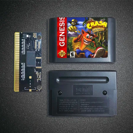 Противоударная игровая карта Bandicoot 16 бит MD для Sega Megadrive Genesis картридж игровой