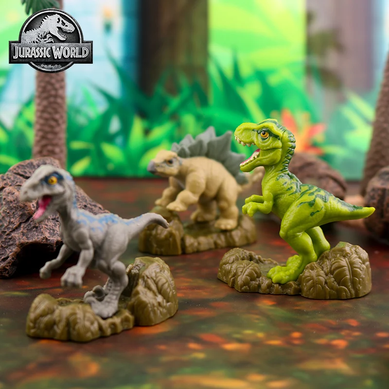 

Mattel Jurassic World Mini Collection Dinosaur 5 Piece Set Simulation Children's Dinosaur Toy Tyrannosaurus Rex GXW45