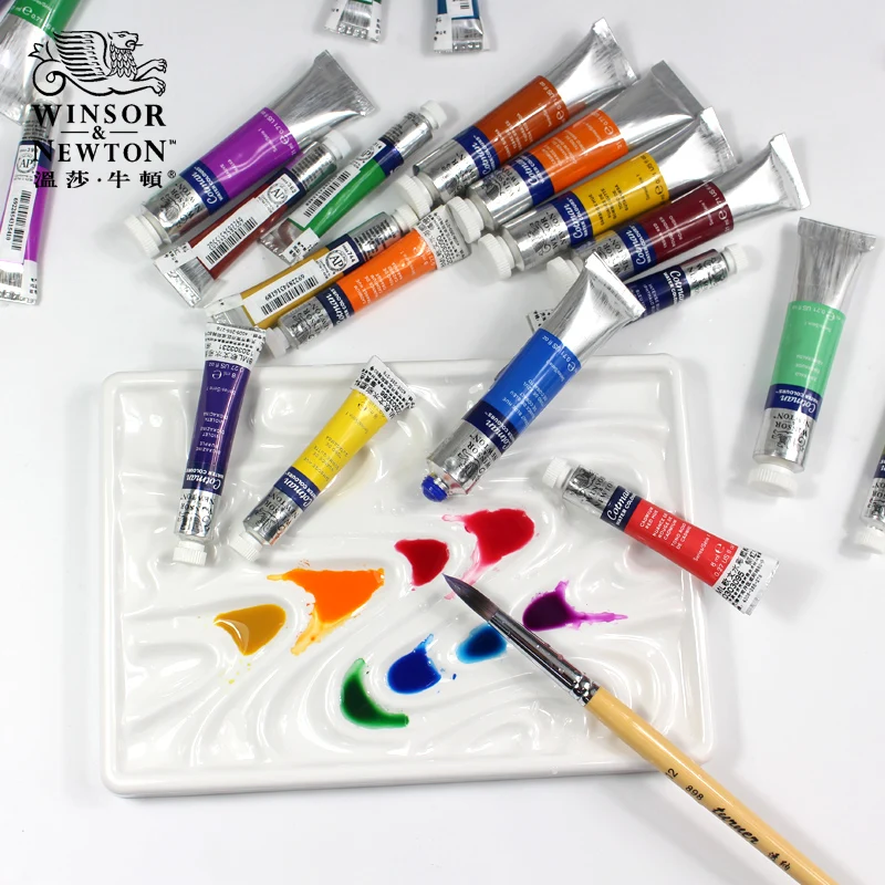 

Windsor Newton Transparent watercolor paint 8 ml Aluminum tube single College-level art special paint painting supplies