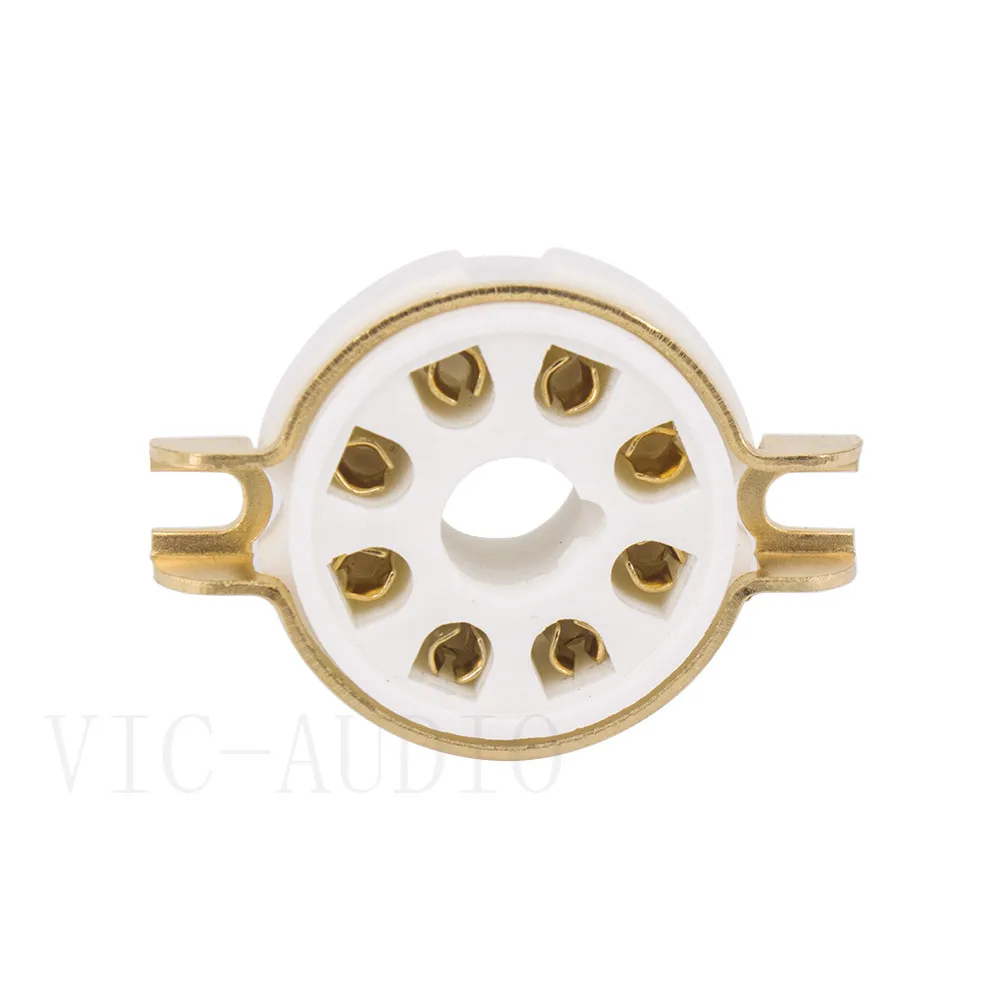 10PCS K8A 8pins Tube Socket GZC8-Y-1 For 5AR4 5U4G 7199 6V6 KT66 KT88 6SL7 6SN7 Vacuum Amplifer Audio HIFI DIY | Электроника