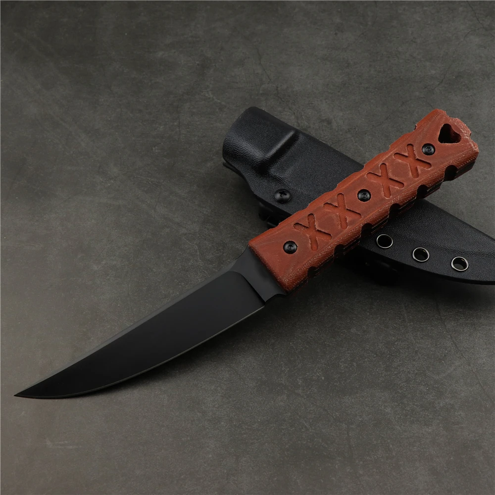 Открытый Кемпинг Охота Выживание маленький прямой нож DC53 сталь M2 стальное лезвие