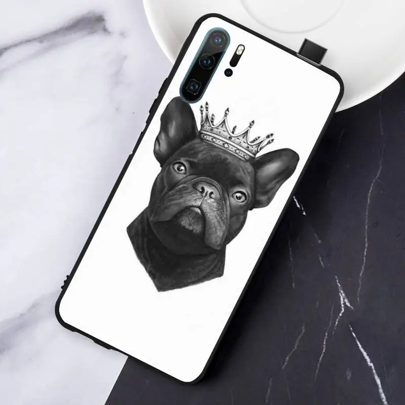 

Pug French Bulldog animal Phone Case For Huawei honor Mate P 10 20 30 40 Pro 10i 9 10 20 8 x Lite