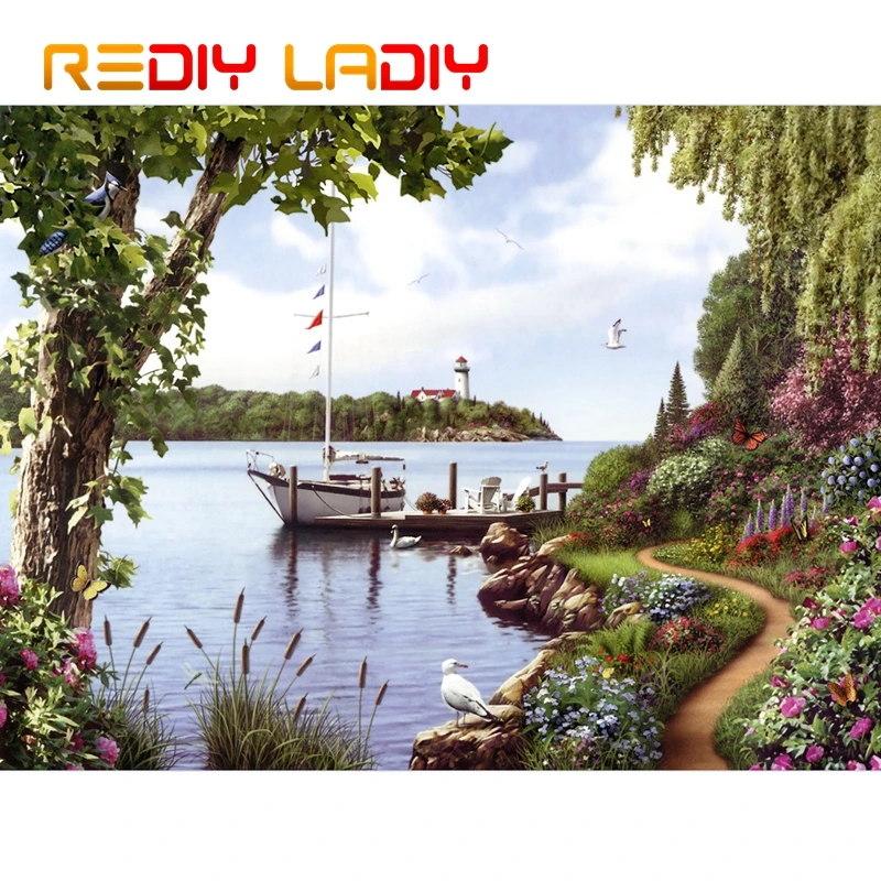 Наборы для вышивки бисером своими руками вышивка с пейзажем - Цена: 1 294,16 руб.