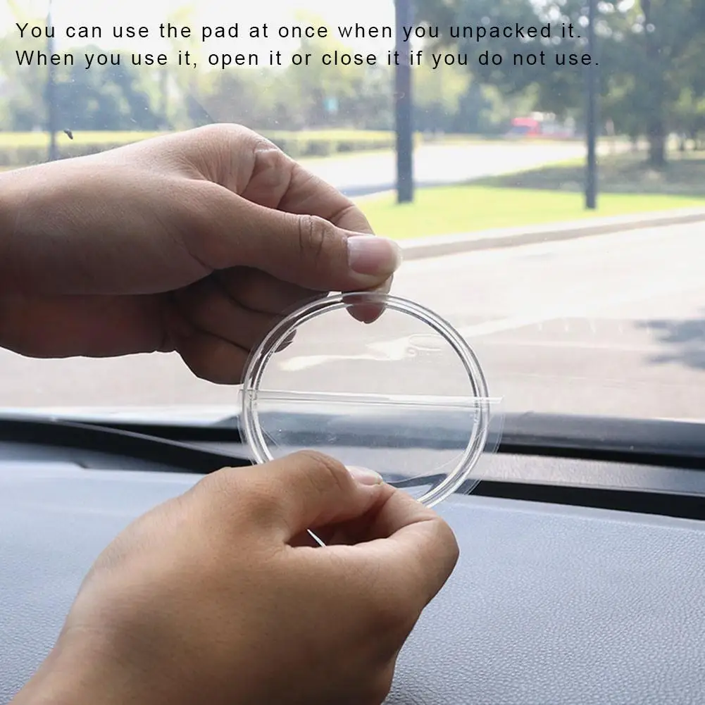 Автомобильные украшения Противоскользящий коврик прозрачные круглые клейкие