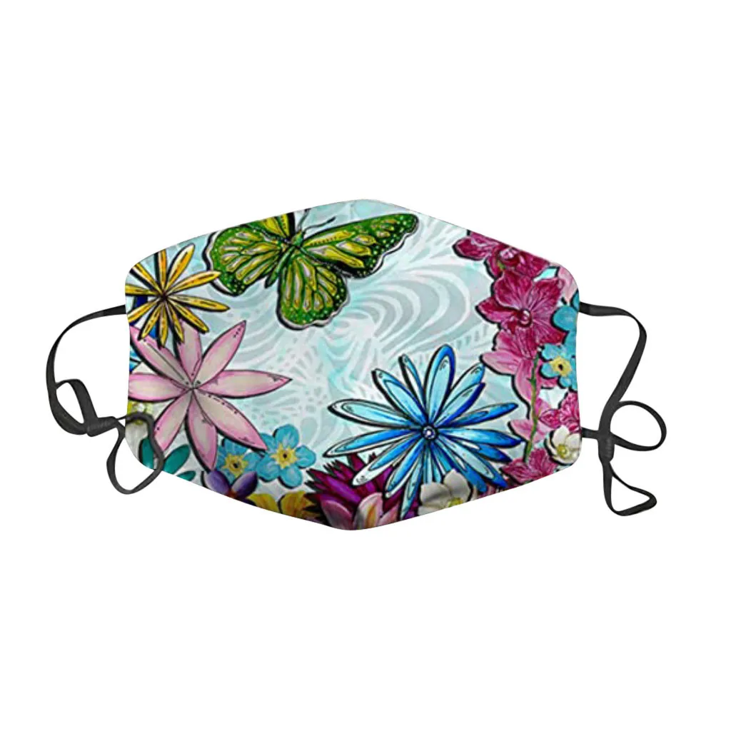 

Cartoon Face Mask Children Washable 3D Butterfly Printed Mouth Cover Reusable Mask Mascarillas Breathable Face Mask Mscara d5