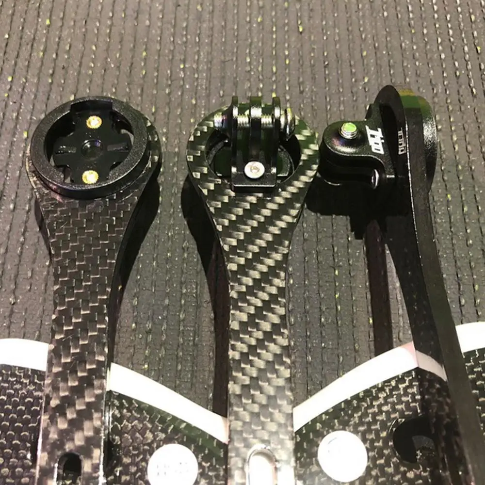 

Bicycle Lamp Holder Carbon Fiber Multifunctional Integrated Extension Bracket Curved Handle Special Code Watch Base