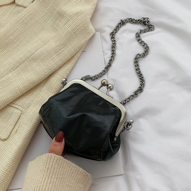 Мини сумка для мелочи из ПУ кожи на цепочвечерние|Сумки с ручками| |