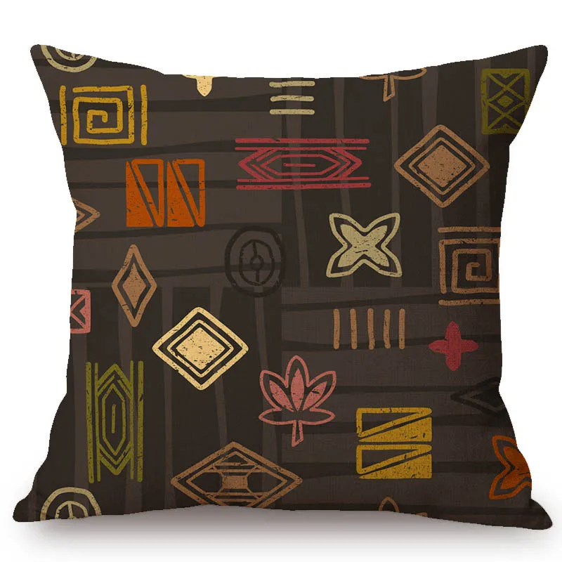 Древняя африканская Орда из хлопчатобумажной ткани с узором Чехлы для подушек