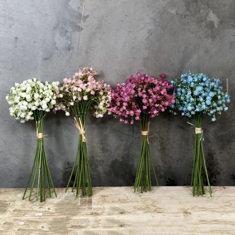 

artificial flowers Little Bunch of Gypsophila wedding decorative flowers vases for home decoration accessories fake plants