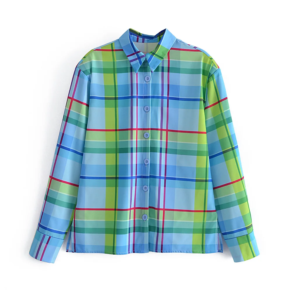 

JC·KILIG 2021 New Belt Padded Plaid Shirt W66333J