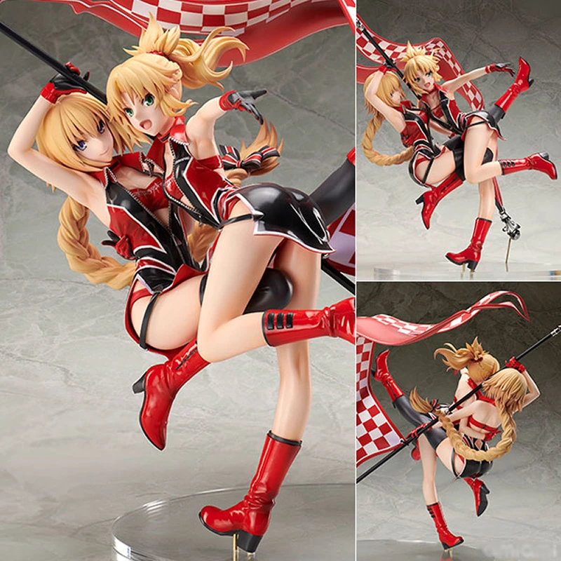 1/7 Fate/Apocrypha Jeanne d'Arc &amp Mordred TYPE MOON Racing ver. Неокрашенный GK фигурка нераскрашенная