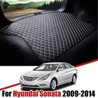 Кожаный коврик для багажника автомобиля для Hyundai Sonata I45 2009 2010 2011 2012 2013 2014, подкладка для груза, коврик для багажника, автомобильные аксессуары