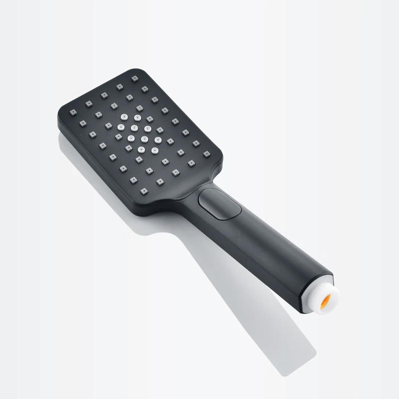 3 режима черный комплект для ручного душа с вращающимся держателем душевой шланг