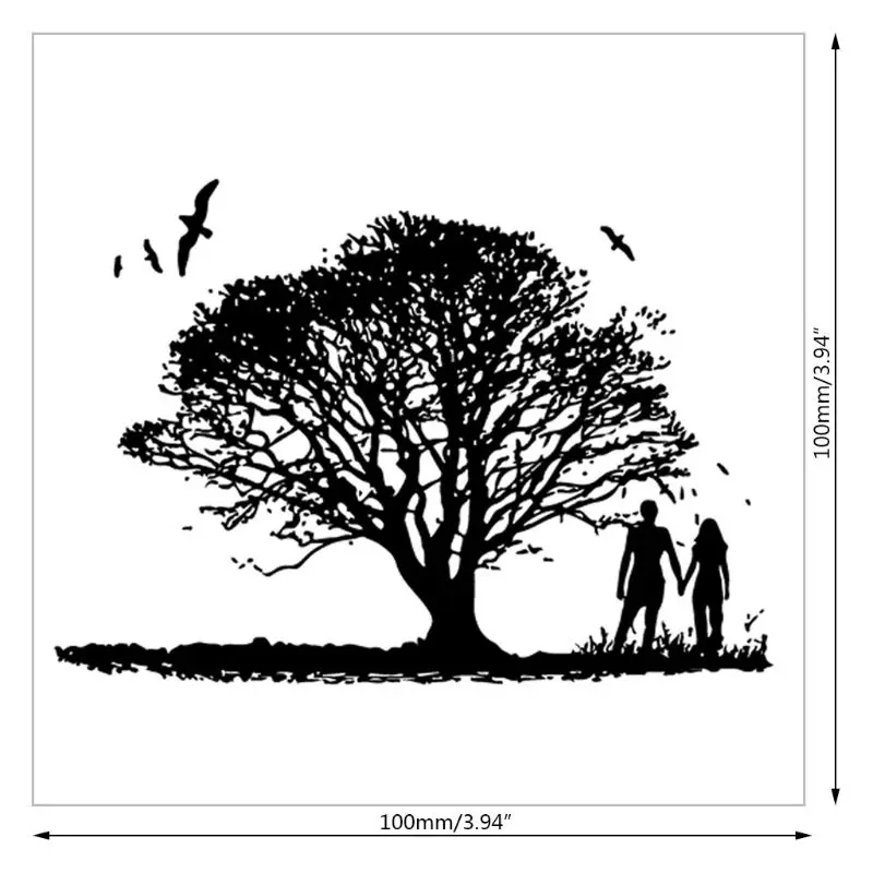 Красивая пара силиконовый прозрачный штамп фон прозрачные штампы Сделай Сам