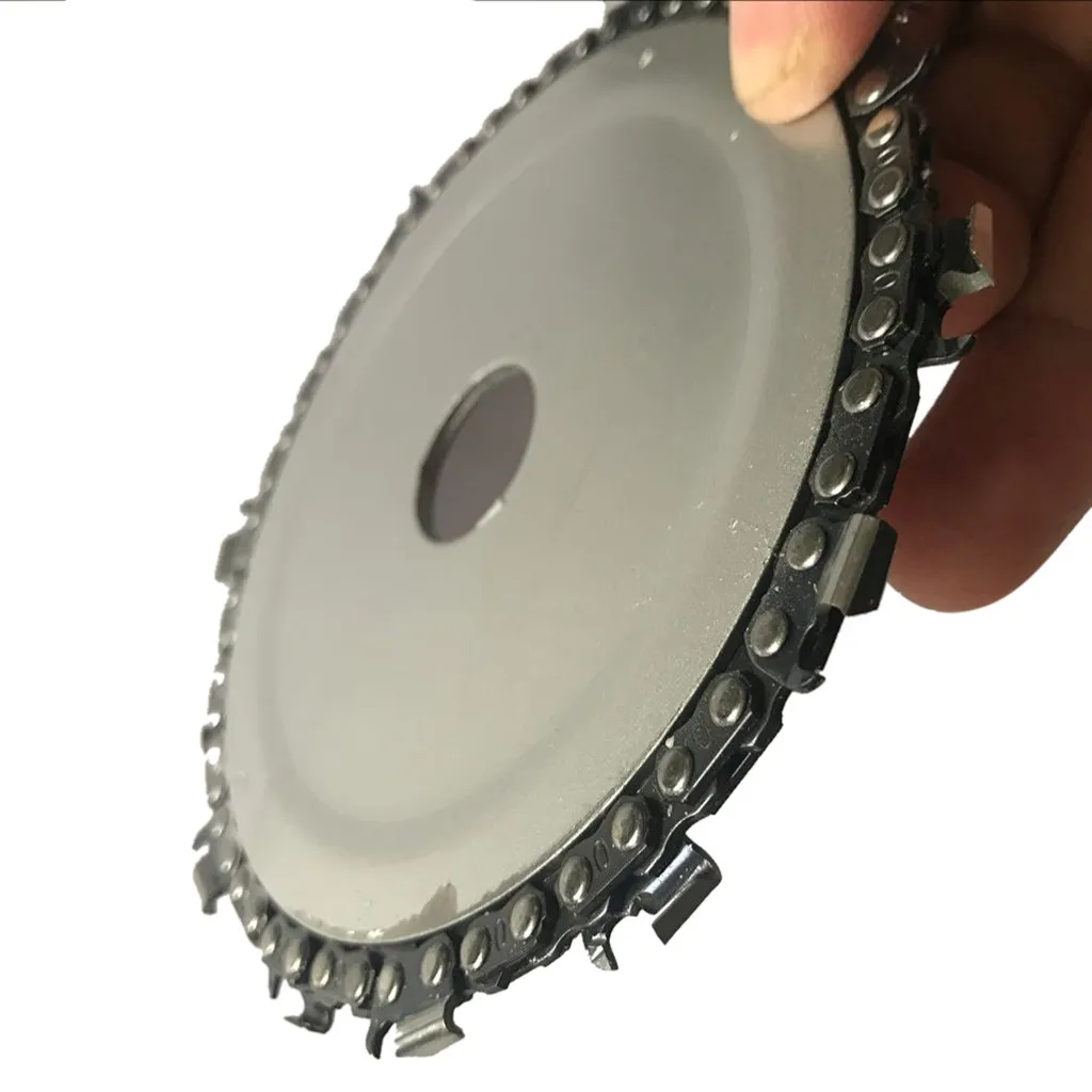 2w#Wood Carving Disk 5 In Grinder Disc Chain Woodworking Saw Blade Cutting Wood Slotted For Angle Grinde#25 |