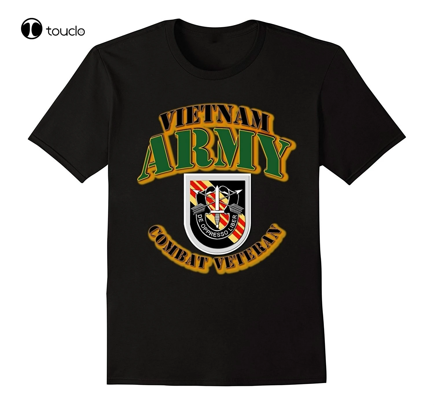 

Summer Fashion Style Vietnam Army Combat Veteran T-Shirt Tee Shirt Custom aldult Teen unisex digital printing Tee shirt unisex