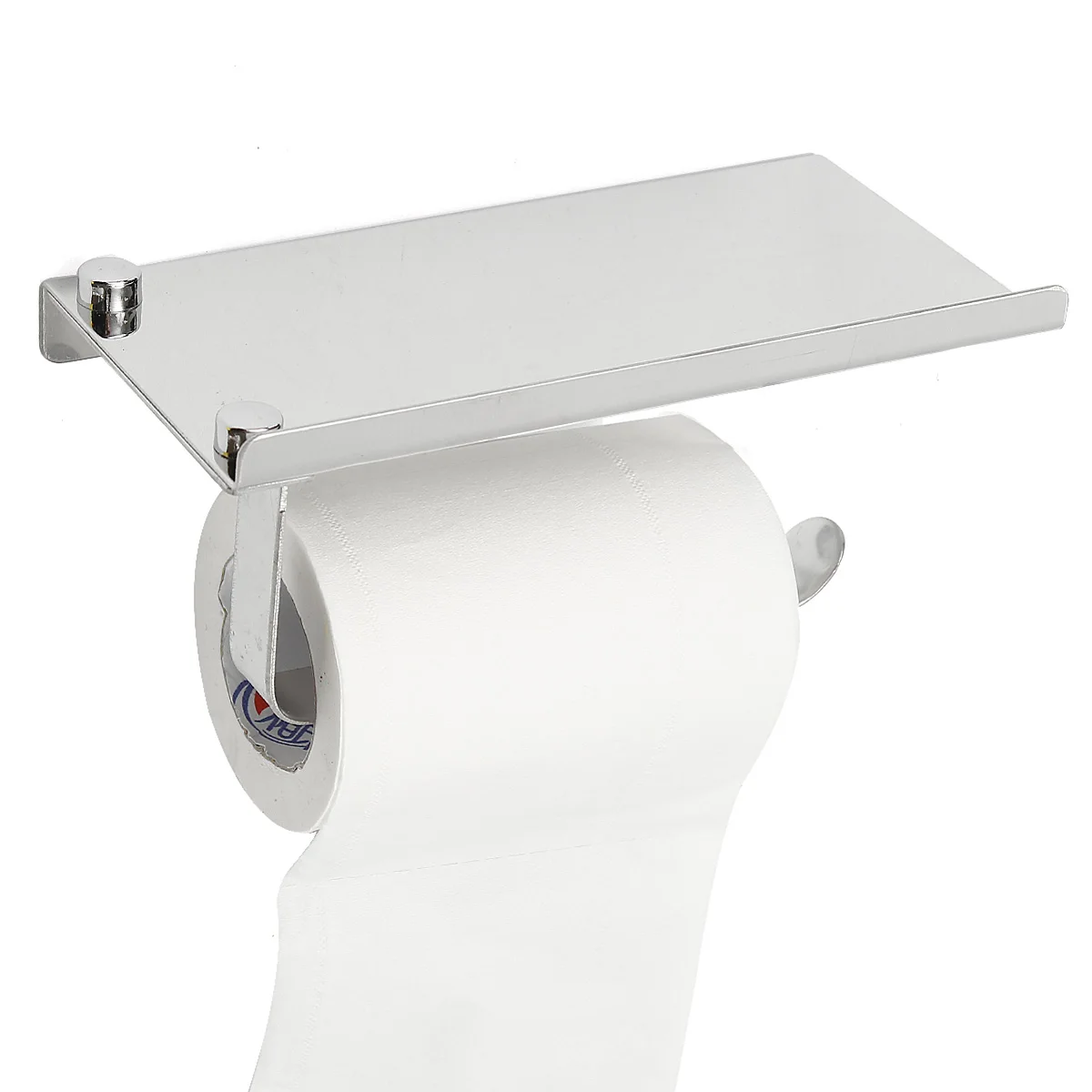 

1PC Wall Mounted Toilet Paper Holder Stainless Steel Tissue Holder Mobile Phone Paper Roll Rack Bathroom Product