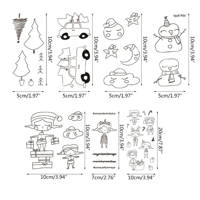 

Christmas Girl Clear Seal Stamp DIY Scrapbooking Embossing Photo Album Decor Paper Card Craft Arts Gift 2020 New Dies