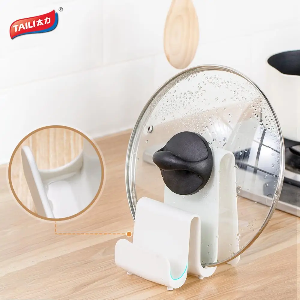 Taili кухонные полки Крышка для посуды кастрюля крышка кастрюли держатель