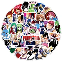 103050pcs fairy tail japan anime stickers graffiti guitar motorcycle travel luggage kid toy classic cartoon sticker decals