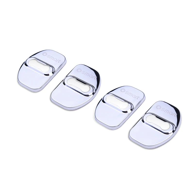 Автомобильный Дверной замок Защитная крышка из нержавеющей стали декоративная