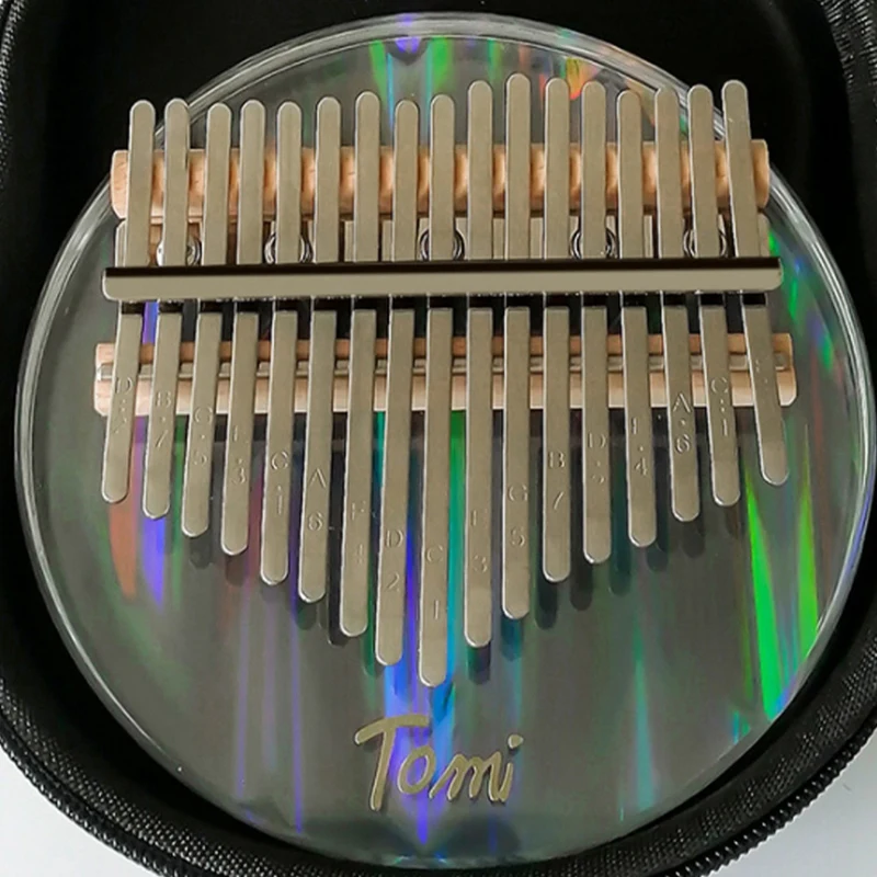 

Kalimba Thumb Piano Solid Finger Piano Body Crystal Acrylic for Kids