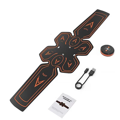 Abdominal Belt Стимулятор мышц живота Электростимуляция Электрический ABS EMS тренажер вибрирующий для похудения Пояс Фитнес-массажер оборудование для тренажерного зала - Color: Abdominal Belt