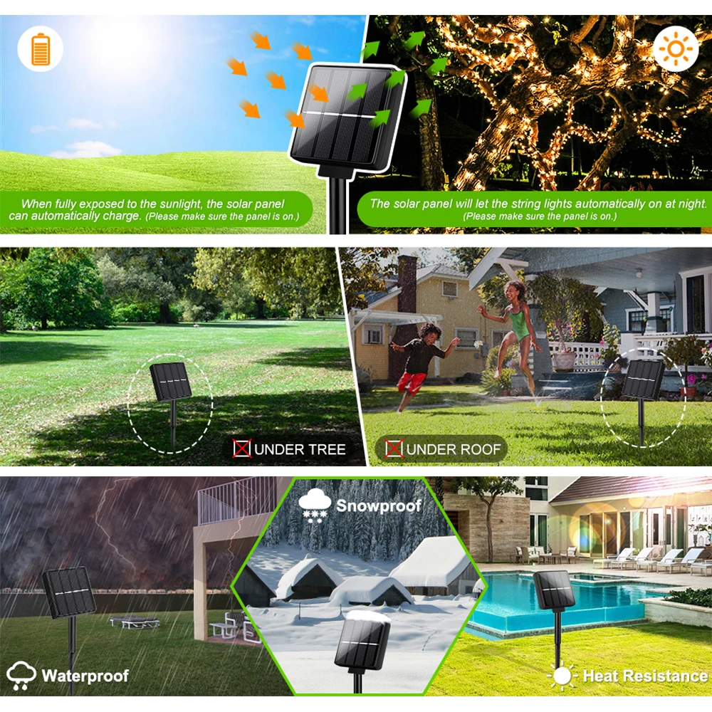 Светодиодный открытый солнечный светильник строка инфракрасный затемнения s