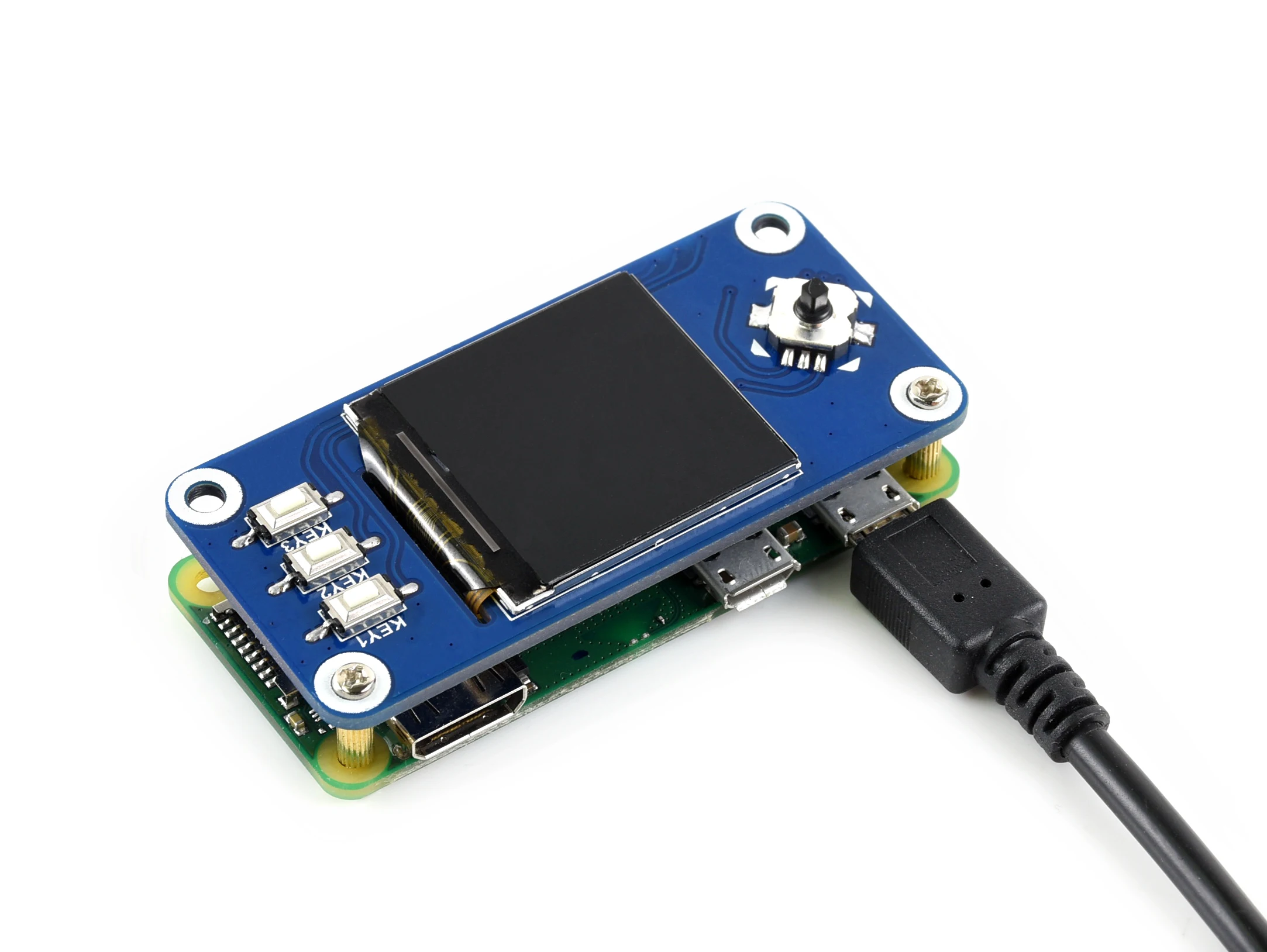 ЖК дисплей Waveshare 1 3 дюйма IPS для Raspberry Pi Zero/3B +/4B 240x240 пикселей интерфейс