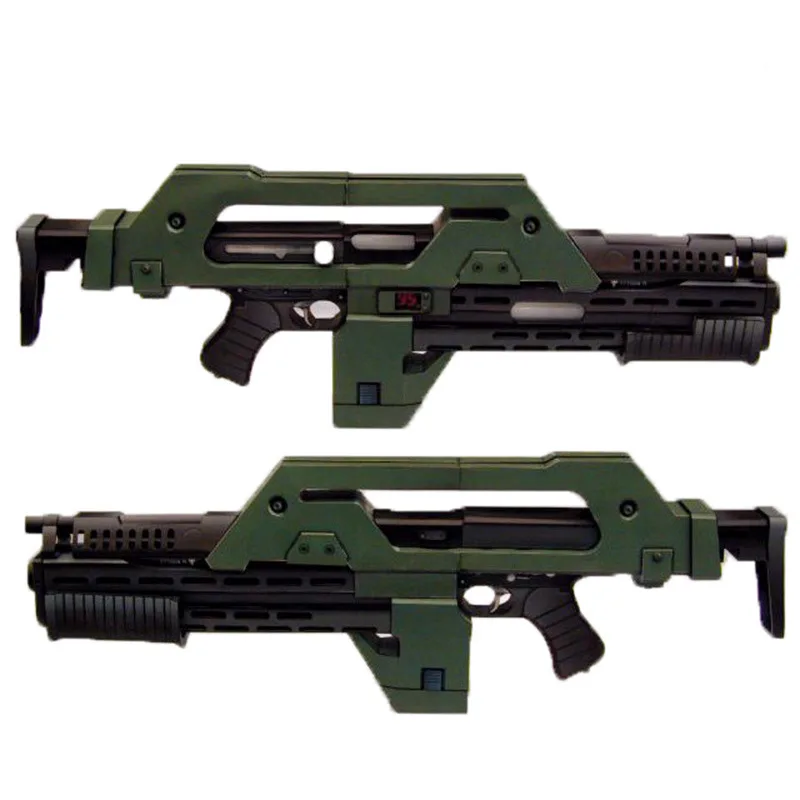 85 см 3D DIY Бумажная модель Alien 3 оружия M41 импульсная винтовка бумага ручная работа