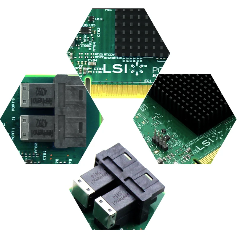 Адаптер для Host Bus LSI 9300 8I LSI00344 SFF8643 * 2 PCIE3. 0 X8 12 4 4|Платы расширения| |