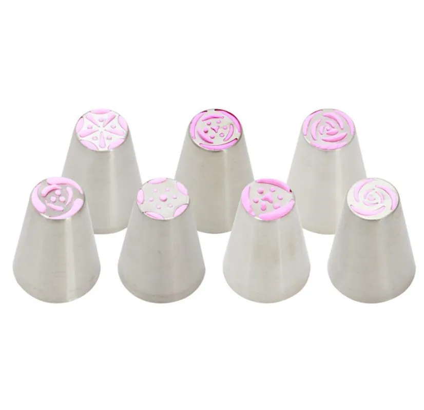 7 видов стилей русский тюльпан глазурь трубопровод сопла из нержавеющей стали